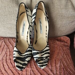 Brian Atwood Zebra Print Heels